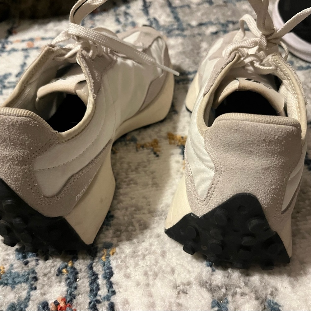 New Balance White Athletic Shoes